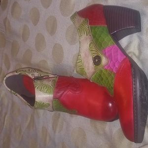 Fun Western Leather Booties